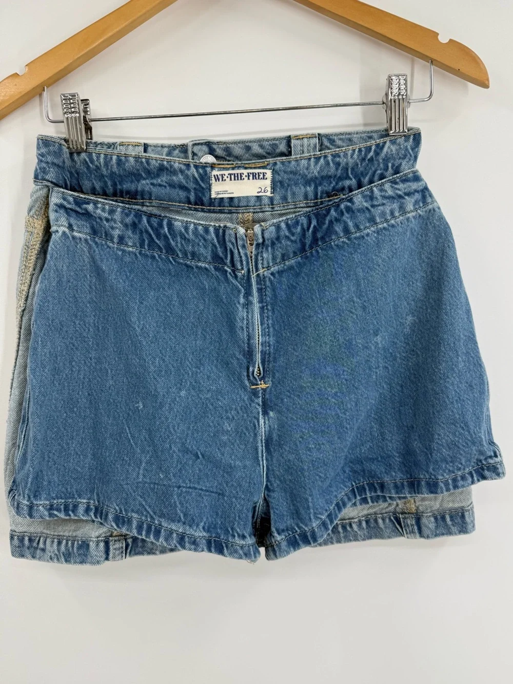 Free People x We The Free Midnight Sun Denim Skort | First Love | 26